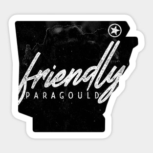 Friendly Paragould Sticker